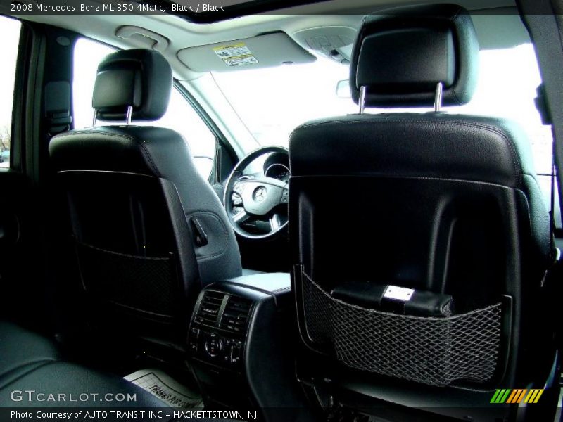 Black / Black 2008 Mercedes-Benz ML 350 4Matic