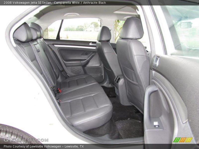 Campanella White / Anthracite Black 2008 Volkswagen Jetta SE Sedan