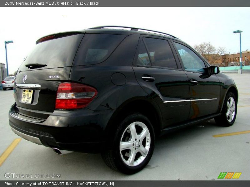 Black / Black 2008 Mercedes-Benz ML 350 4Matic