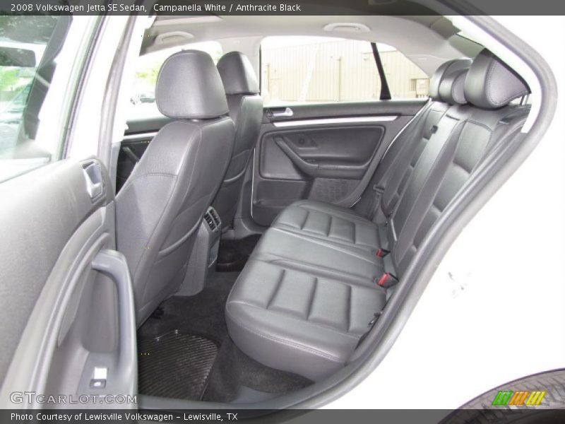 Campanella White / Anthracite Black 2008 Volkswagen Jetta SE Sedan