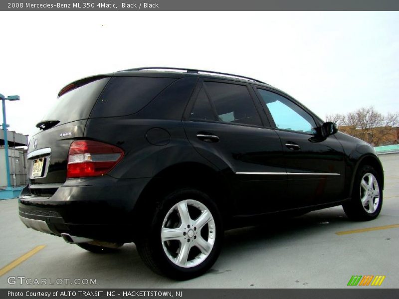 Black / Black 2008 Mercedes-Benz ML 350 4Matic