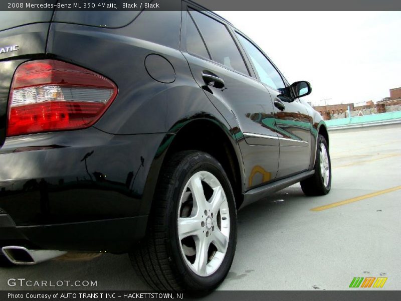 Black / Black 2008 Mercedes-Benz ML 350 4Matic