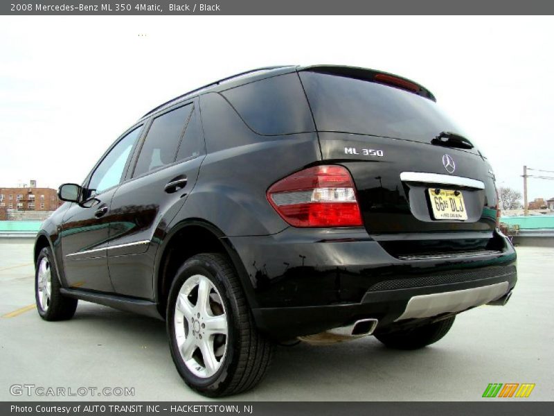 Black / Black 2008 Mercedes-Benz ML 350 4Matic