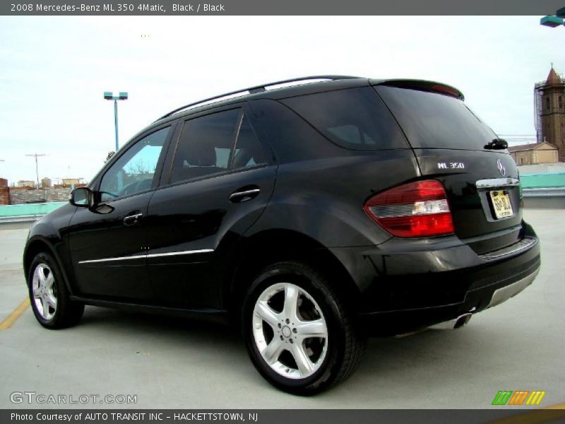 Black / Black 2008 Mercedes-Benz ML 350 4Matic