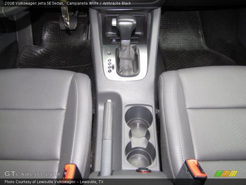 Campanella White / Anthracite Black 2008 Volkswagen Jetta SE Sedan