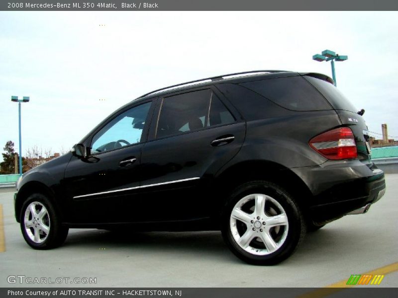Black / Black 2008 Mercedes-Benz ML 350 4Matic