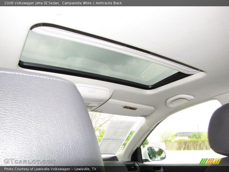 Campanella White / Anthracite Black 2008 Volkswagen Jetta SE Sedan