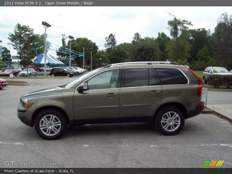 Caper Green Metallic / Beige 2011 Volvo XC90 3.2