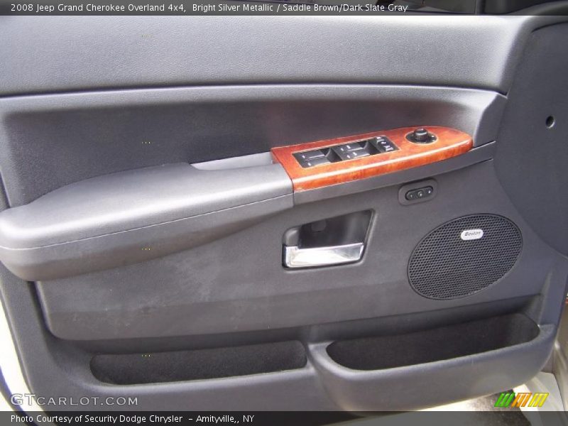 Bright Silver Metallic / Saddle Brown/Dark Slate Gray 2008 Jeep Grand Cherokee Overland 4x4