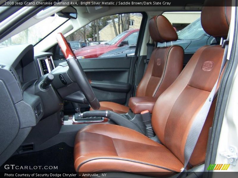  2008 Grand Cherokee Overland 4x4 Saddle Brown/Dark Slate Gray Interior