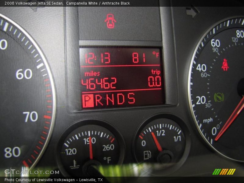 Campanella White / Anthracite Black 2008 Volkswagen Jetta SE Sedan