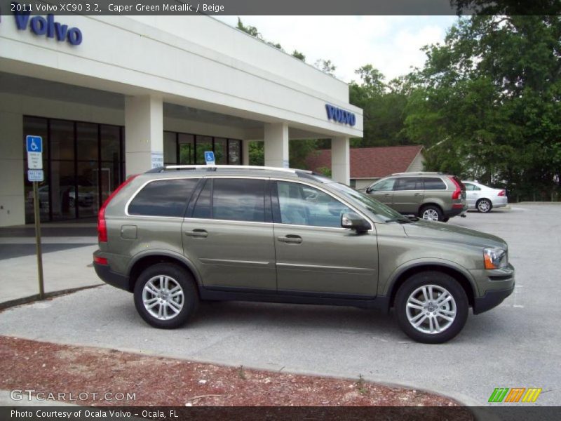 Caper Green Metallic / Beige 2011 Volvo XC90 3.2
