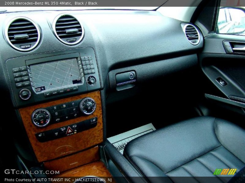 Black / Black 2008 Mercedes-Benz ML 350 4Matic