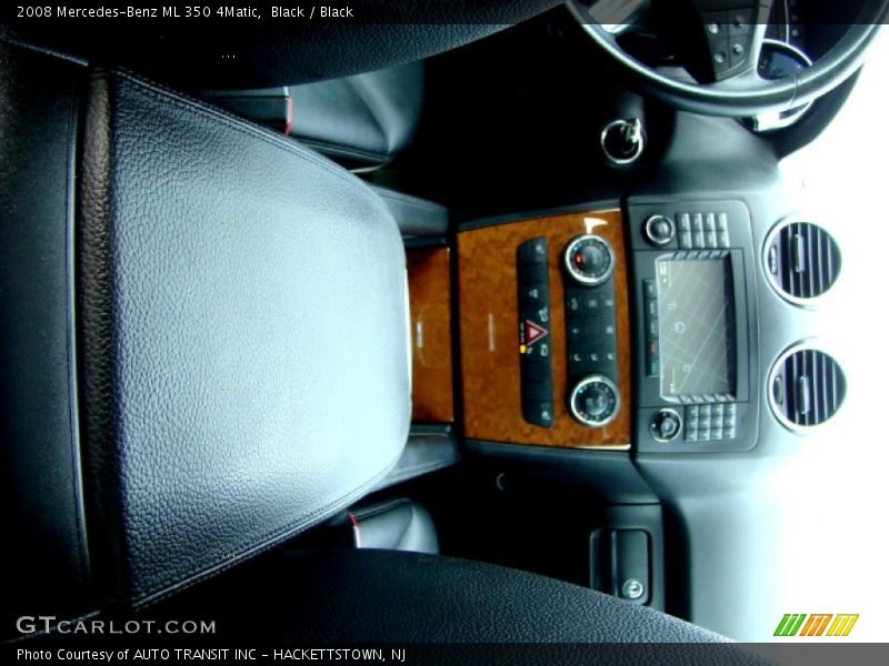 Black / Black 2008 Mercedes-Benz ML 350 4Matic