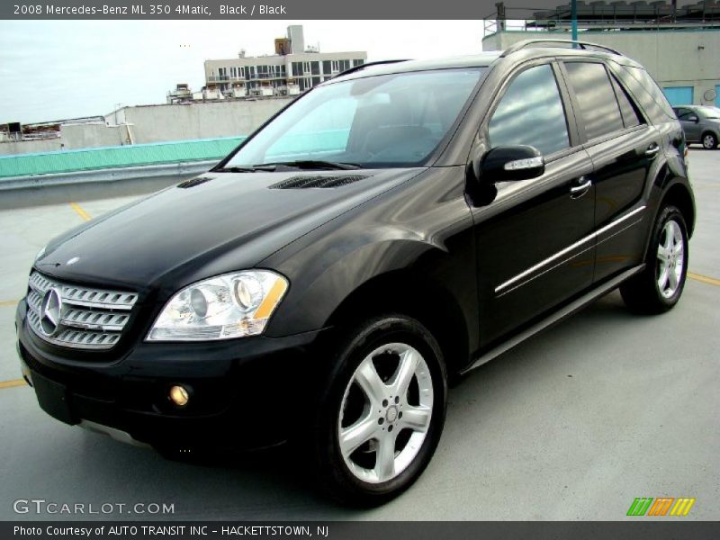 Black / Black 2008 Mercedes-Benz ML 350 4Matic