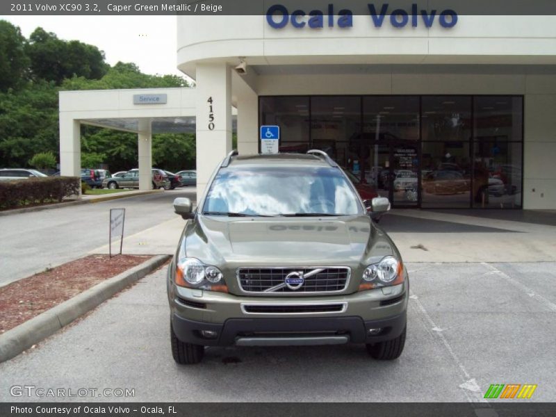 Caper Green Metallic / Beige 2011 Volvo XC90 3.2