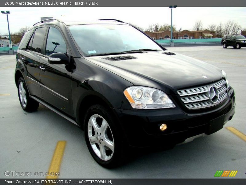 Black / Black 2008 Mercedes-Benz ML 350 4Matic