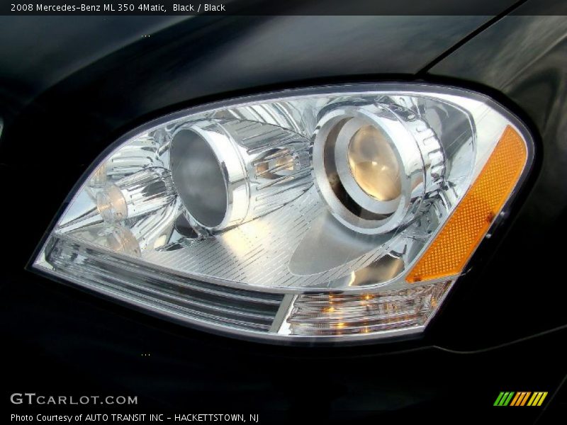 Black / Black 2008 Mercedes-Benz ML 350 4Matic