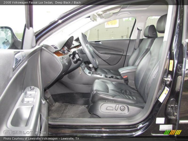 Deep Black / Black 2008 Volkswagen Passat Lux Sedan