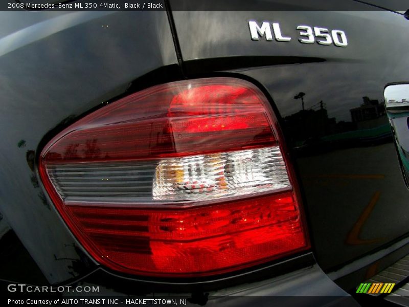 Black / Black 2008 Mercedes-Benz ML 350 4Matic