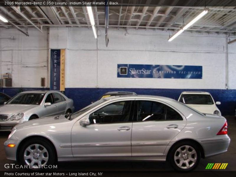 Iridium Silver Metallic / Black 2006 Mercedes-Benz C 350 Luxury
