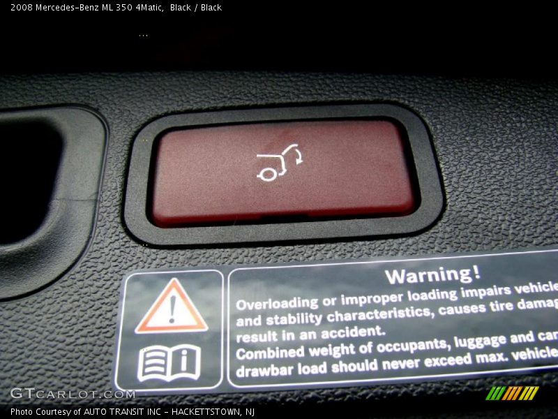 Black / Black 2008 Mercedes-Benz ML 350 4Matic