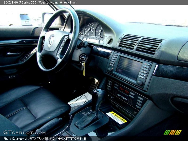 Alpine White / Black 2002 BMW 5 Series 525i Wagon