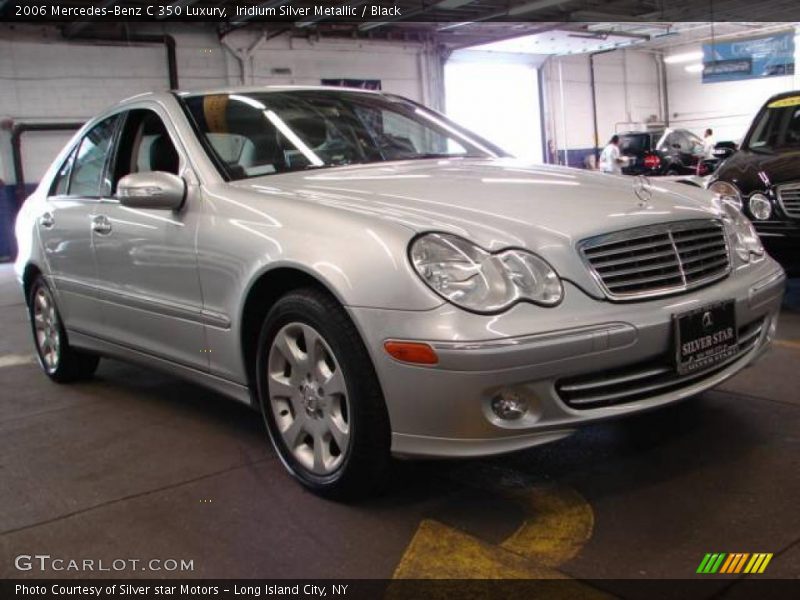 Iridium Silver Metallic / Black 2006 Mercedes-Benz C 350 Luxury
