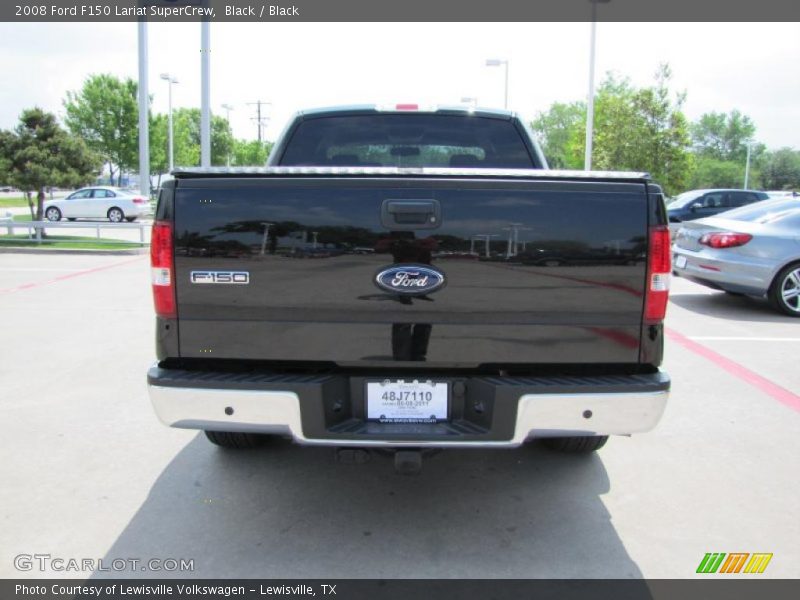 Black / Black 2008 Ford F150 Lariat SuperCrew