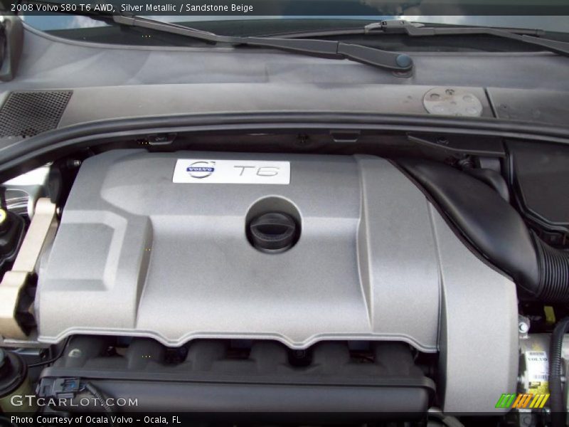 Silver Metallic / Sandstone Beige 2008 Volvo S80 T6 AWD