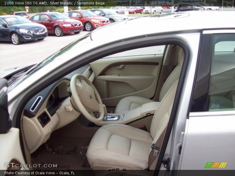 Silver Metallic / Sandstone Beige 2008 Volvo S80 T6 AWD