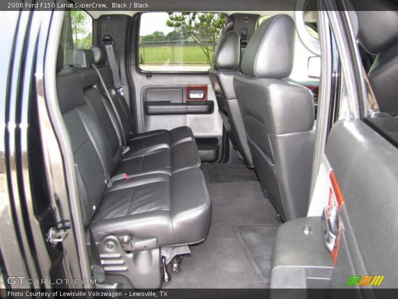 Black / Black 2008 Ford F150 Lariat SuperCrew