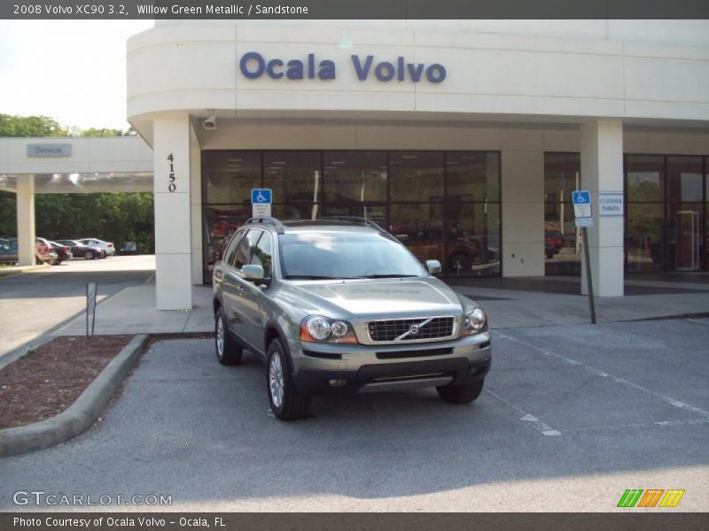 Willow Green Metallic / Sandstone 2008 Volvo XC90 3.2
