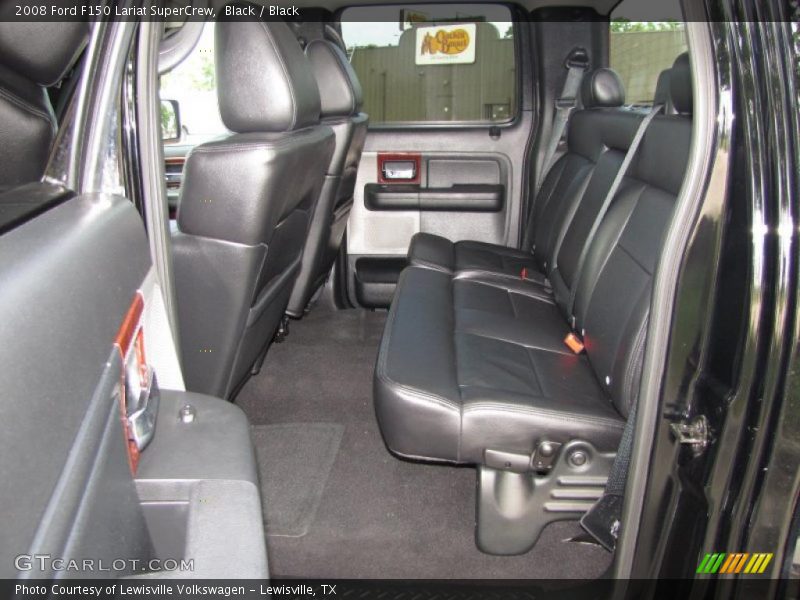 Black / Black 2008 Ford F150 Lariat SuperCrew