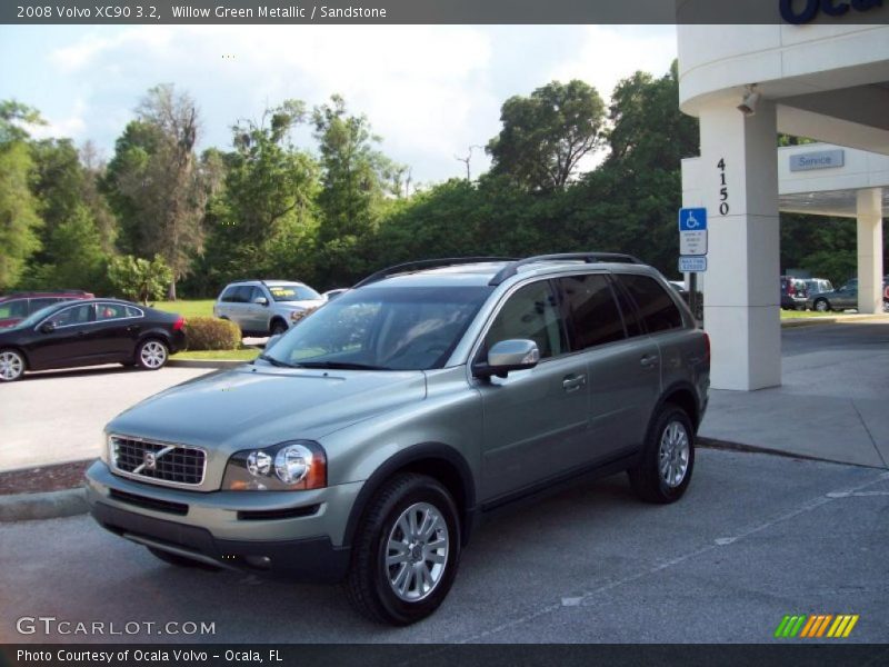Willow Green Metallic / Sandstone 2008 Volvo XC90 3.2