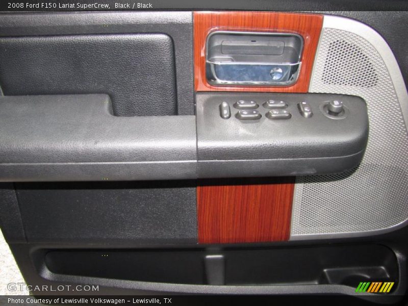 Black / Black 2008 Ford F150 Lariat SuperCrew