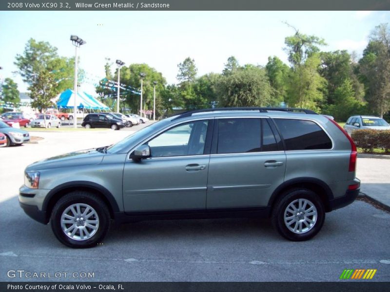 Willow Green Metallic / Sandstone 2008 Volvo XC90 3.2