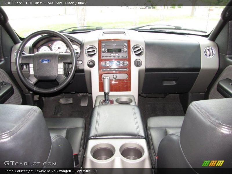 Black / Black 2008 Ford F150 Lariat SuperCrew