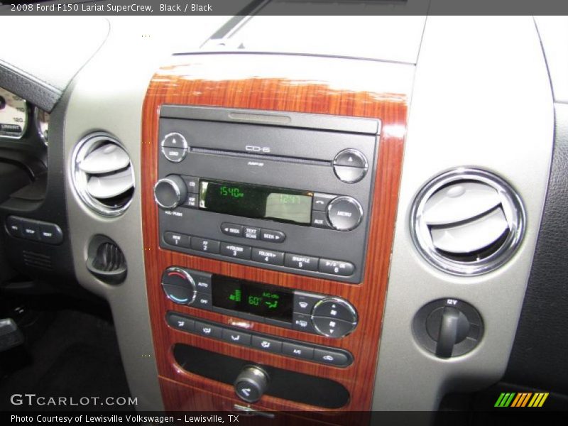 Black / Black 2008 Ford F150 Lariat SuperCrew