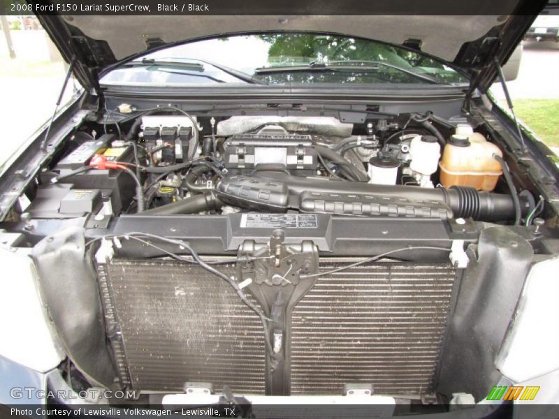 Black / Black 2008 Ford F150 Lariat SuperCrew