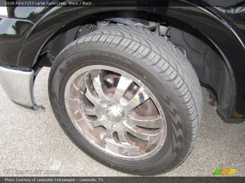 Black / Black 2008 Ford F150 Lariat SuperCrew