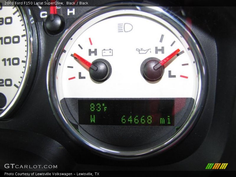 Black / Black 2008 Ford F150 Lariat SuperCrew
