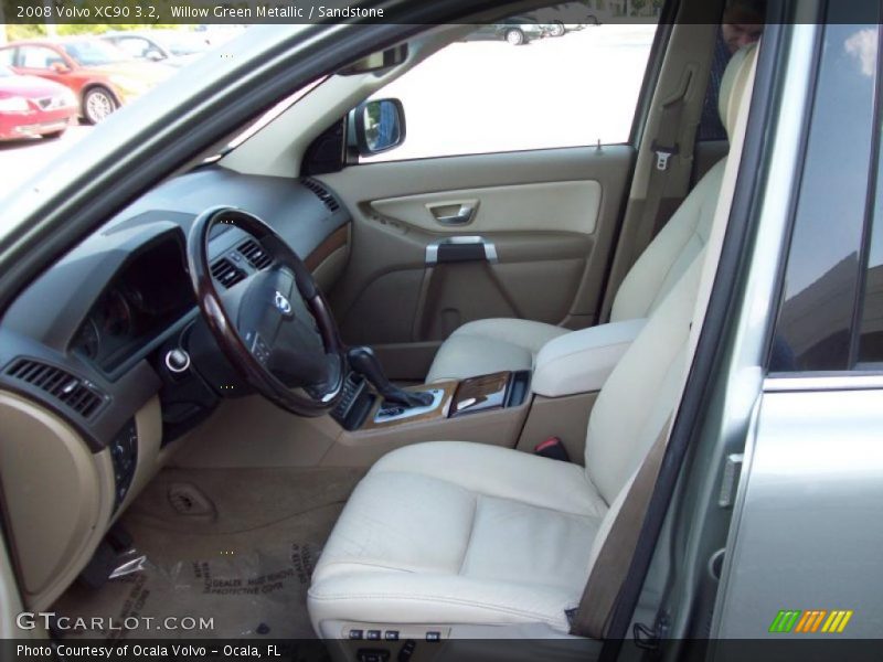 Willow Green Metallic / Sandstone 2008 Volvo XC90 3.2