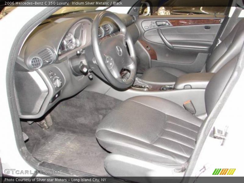 Iridium Silver Metallic / Black 2006 Mercedes-Benz C 350 Luxury