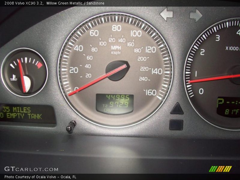 Willow Green Metallic / Sandstone 2008 Volvo XC90 3.2