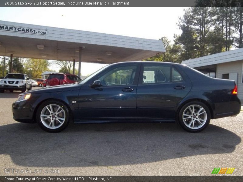 Nocturne Blue Metallic / Parchment 2006 Saab 9-5 2.3T Sport Sedan