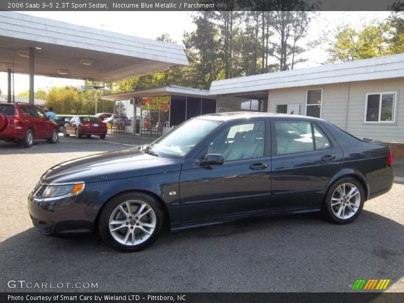 Nocturne Blue Metallic / Parchment 2006 Saab 9-5 2.3T Sport Sedan