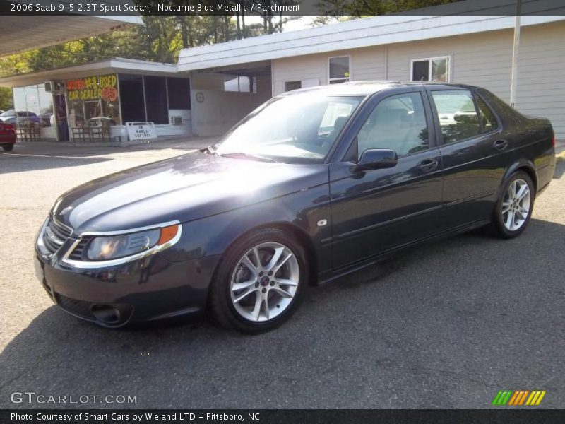 Nocturne Blue Metallic / Parchment 2006 Saab 9-5 2.3T Sport Sedan