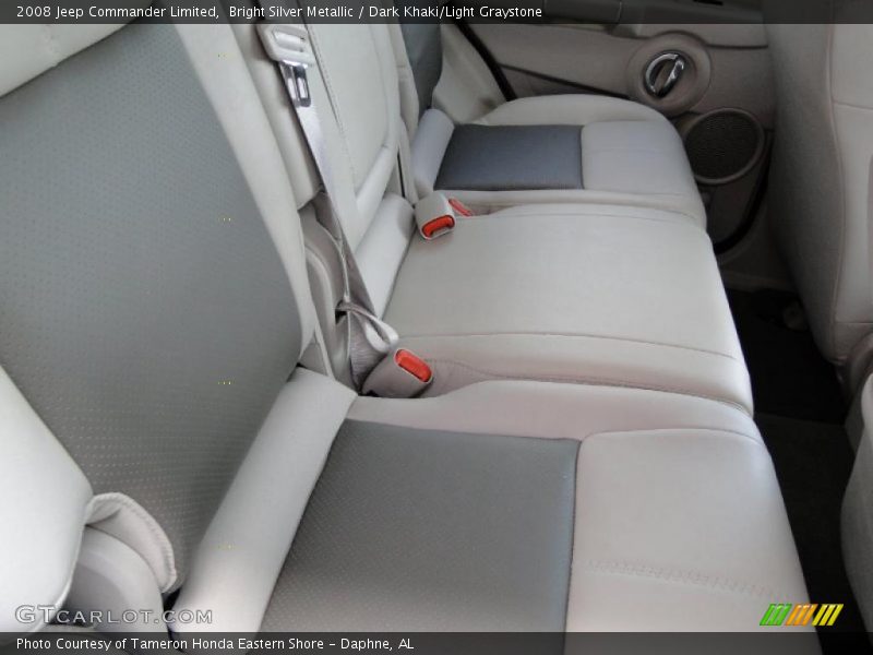Bright Silver Metallic / Dark Khaki/Light Graystone 2008 Jeep Commander Limited