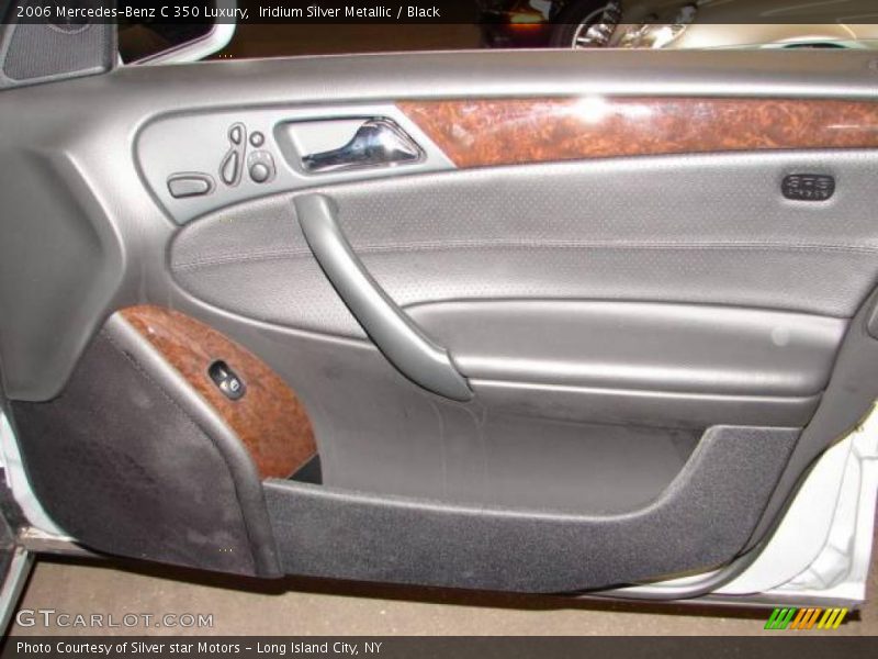 Iridium Silver Metallic / Black 2006 Mercedes-Benz C 350 Luxury